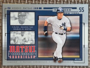 2004 Upper Deck Series 1 #HM39 HIDEKI MATSUI 2003 Rookie Chronicles New York Yankees Yomiuri Giants