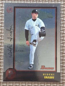 1998 Bowman International #64 HIDEKI IRABU New York Yankees Chiba Lotte Marines