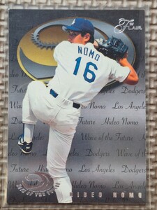 1995 Fleer Flair #10 Of 10 HIDEO NOMO RC Wave Of The Future Los Angeles Dodgers Kintetsu Buffaloes