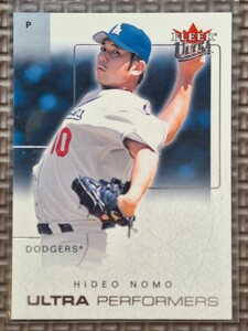 2004 Fleer Ultra #15 Of 15 UP HIDEO NOMO Ultra Performers Los Angeles Dodgers Kintetsu Buffaloes