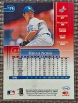 2002 Leaf Rookies & Stars #178 HIDEO NOMO Los Angeles Dodgers Kintetsu Buffaloes_画像2