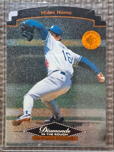 1995 Upper Deck SP Championship Series #1 HIDEO NOMO RC Diamond In The Rough Die-Cut Los Angeles Dodgers Kintetsu Buffaloes