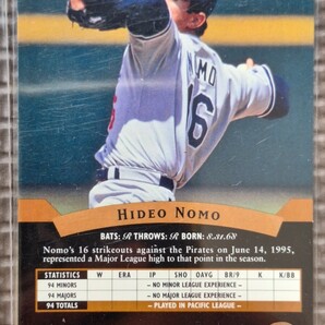 1995 Upper Deck SP #14 HIDEO NOMO RC Premier Prospects Die-Cut Los Angeles Dodgers Kintetsu Buffaloesの画像2