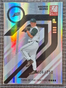 2005 Donruss Elite #81 HIDEO NOMO Turn Of The Century 406/750 Tampa Bay Devil Rays Los Angeles Dodgers Kintetsu Buffaloes