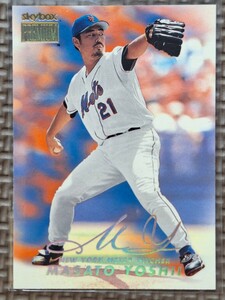 1999 Skybox Premium #177 MASATO YOSHII New York Mets Kintetsu Buffaloes Yakult Swallows Chiba Lotte Marines