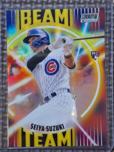 2022 Topps Stadium Club Chrome #BT-88 SEIYA SUZUKI RC Beam Team Refractor Chicago Cubs Hiroshima Toyo Carp