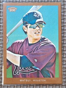 2009 Topps 206 #85 KAZUO MATSUI Houston Astros New York Mets Seibu Lions