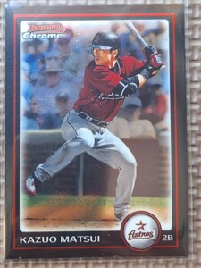 2010 Bowman Chrome #81 KAZUO MATSUI Houston Astros New York Mets Seibu Lions