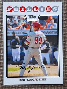 2008 Topps Update & Highlights #UH278 SO TAGUCHI Philadelphia Phillies St. Louis Cardinals Orix Blue