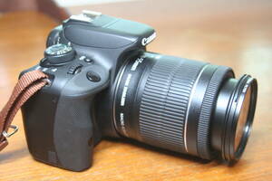 Canon キヤノン EOS Kiss X7 EF-S 18-55mm f3.5-5.6 IS STM/EF-S 55-250mm f4-5.6 IS Ⅱレンズ付き 極上美品 簡易な動作確認済み 現状渡し