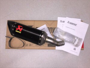 【新品未使用品】AKRAPOVIC（アクラポビッチ） YZF-R25 (14-21) スリップオンライン カーボン JMCA 展示未使用品