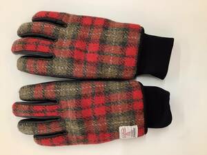 Nankai (Nankai) Harris Tweed Glob Ladies L Red Red чек