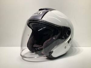 【中古】SHOEI(ショウエイ）　J-Cruise　CORSO　ジェイ-クルーズ コルソ　TC-6(WHITE/SILVER) Mサイズ