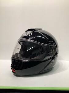 【中古】SHOEI(ショウエイ）　NEOTEC（ネオテック）　ブラック　XLサイズ　システムヘルメット