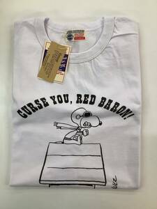 BUZZ RICKSON'S バズリクソンズ PEANUTS S/S Tシャツ XLサイズ　スヌーピー　ホワイト