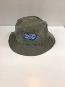 【BLUCO】 CORDUROY HAT L.OLIVE　ハット　グリーン系