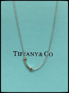 ★極美品★試着品★大人気TIFFANY & Co.ティファニー ネックレス Ｔコレクション ミニスマイル #943124