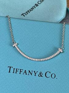 大人気 超美品 Tiffanyティファニー ネックレス tスマイル#943239