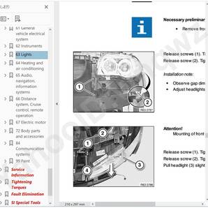 BMW E87 1シリーズ ワークショップマニュアル 120i 整備書 ( 配線図 は別途 ) 他 116i 118i 130i E82 E88 E81 選択可能の画像9