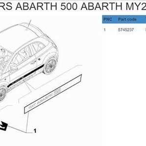 Abarth アバルト パーツリスト 他主要自動車メーカーも閲覧可能 オンライン版 パーツマニュアル FIAT500 PUNTO プント 2 フィアット 500の画像5