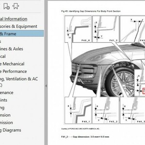 PORSCHE マカン 2014-2017 ワークショップマニュアル サービスリペアマニュアル 配線図 整備書 MACAN S  MACAN TURBOの画像3