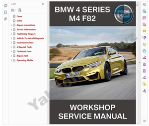 BMW F82 M4 4 series Work shop manual service book ( wiring diagram is separate )