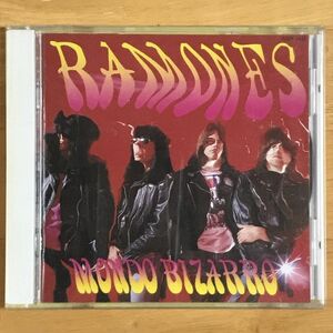 帯付国内盤 初回プラカヴァー仕様(ステッカー付) Ramones:ラモーンズ / Mondo Bizarro:狂った世界 （無念！帯に破れ)