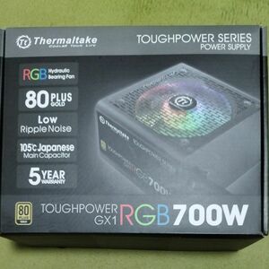 Thermaltake TOUGHPOWER GX1 RGB 700W GOLD　TPD-0700NHFAGJ-1 PC電源