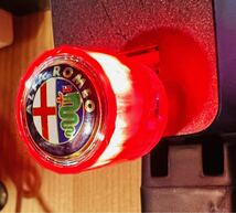 ★ Alfa Romeo アルファロメオ 旧ロゴ USB LED ランプ REDカラー★_画像8