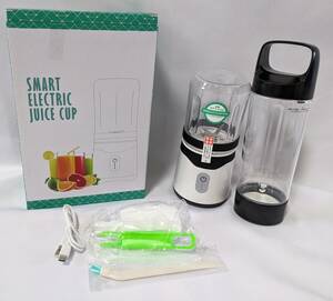 【1円出品】携帯式ミキサーDC-7S SMART ELECTRIC JUICE CUP 野菜 果物 ジュース 離乳食用 栄養補充 氷 一台多役 日本語取扱説明書付き