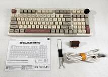 【1円出品】EPOMAKER RT100 ゲーミングキーボード ガスケット メカニカルキーボード カスタマイズ可能ディスプレイ_画像2