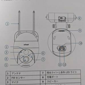 【1円出品】ieGeek ソーラーPTZバッテリーセキュリティカメラ ZS-GX4S 5MP 屋外 防犯カメラ ワイヤレス 屋外 AI人体検知 の画像9