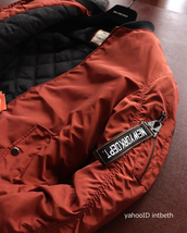 新品■欧州ALCOTT NYC 中綿 MA-1ジャケット 赤L◆メンズ MA-1 正規品 スプリング アース フライト ミリタリー 春 ジャンバー ボンバー_画像7