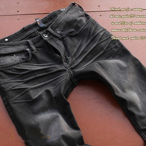アウトレット 新品■CANADA BUFFALO 黒W36 Vintage カット デニム パンツ XXL ブラック ウエスト96cm ジーンズ ジーパン ソフト ボトムスの画像3