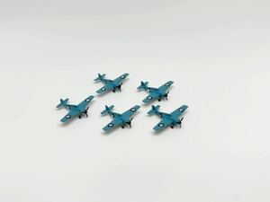 【新商品】1/700 ワイルドキャット　(塗装済)5機セット 戦闘機 完成品 塗装済み 零戦 海軍機 戦争