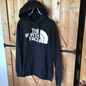 THE NORTH FACE スウェットパーカー ノースフェイス　ビックロゴ プルオーバー M ブラック 