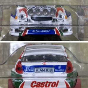 3C04★CM’s1/64★ラリーカーコレクション★トヨタ TOYOTA★SS.12★カローラWRC 1998 Great Britain #5シークレット★未使用未展示の画像4