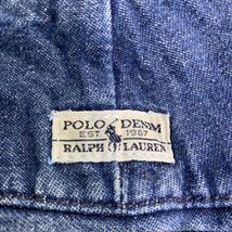 2403-441 POLO RALPH LAUREN デニムパンツ W38 ポロラルフローレン ビッグサイズ インディゴ コットン 古着卸 アメリカ仕入_画像7