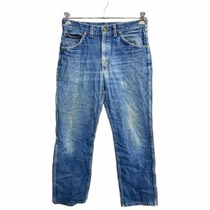 2403-568 Carhartt ワークパンツ W34 カーハート ブルー コットン USA製 古着卸 アメリカ仕入