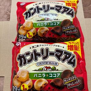 カントリーマアム　バニラ＆ココア　２袋　不二家　クッキー　新品　人気　菓子　食品　おやつ　