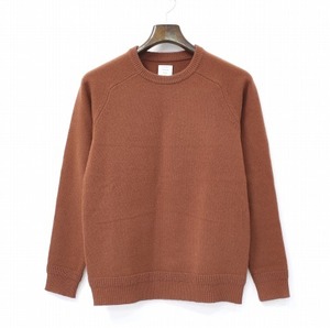 MISTERGENTLEMAN ミスタージェントルマン CREW NECK KNIT クルーネックニット S L.BROWN MG-KN01 SWEATER セーター Mr.GENTLEMAN