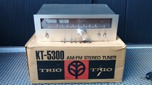 TRIO トリオ AM・FM ステレオチューナー KT-5300 ジャンク_画像1