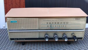 ナショナル BX-300 2バンドスーパー 真空管 ラジオ ジャンク