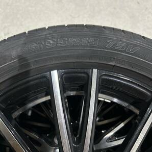 165/55R15 アルミホイールセット 軽自動車用。の画像9