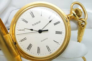 C122 ● Хорошая операция Tissot Tiso Swiss Hunter Case Case White Dial All Roman Numeric Gold Модный кварц