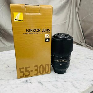 P1229☆【現状品】Nikon DX AF-S NIKKOR 55-300mm 1:4.5-5.6 G ED VR カメラレンズ Fマウント オートフォーカス