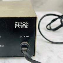 P1293☆【現状品】DENON デノン HA-500 MCヘッドアンプ_画像6