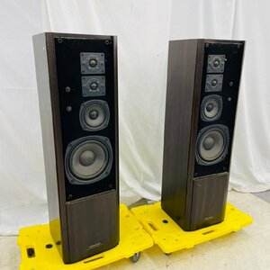 P1418☆【中古】【2個口】KENWOOD ケンウッド LS-07 トールボーイ スピーカーペア