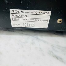 P1430☆【ジャンク】SONY TC-K777ES II カセットデッキ_画像6