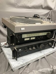 P1342☆【ジャンク】Sansui サンスイ SR-535/AU-207II/TU-207II ターンテーブル チューナー プリメインアンプ